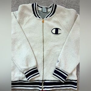 Champion Bomber Zipped Jacket Sz L